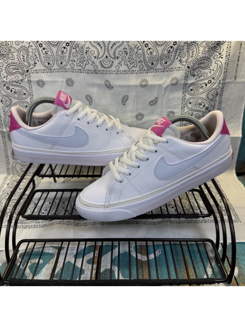 Nike Court Royale Shoes Womens Sz 6.5/Girls 5 Youth Pink DA5380-116 Sneakers EUC